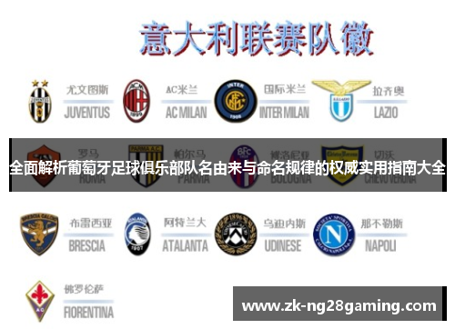 全面解析葡萄牙足球俱乐部队名由来与命名规律的权威实用指南大全